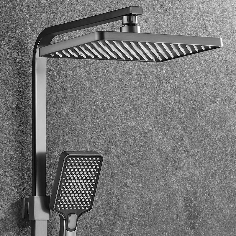 Toutes les armes à feu de dessin de fil de cuivre salle de bain Douche gris définie pour l'utilisation domestique