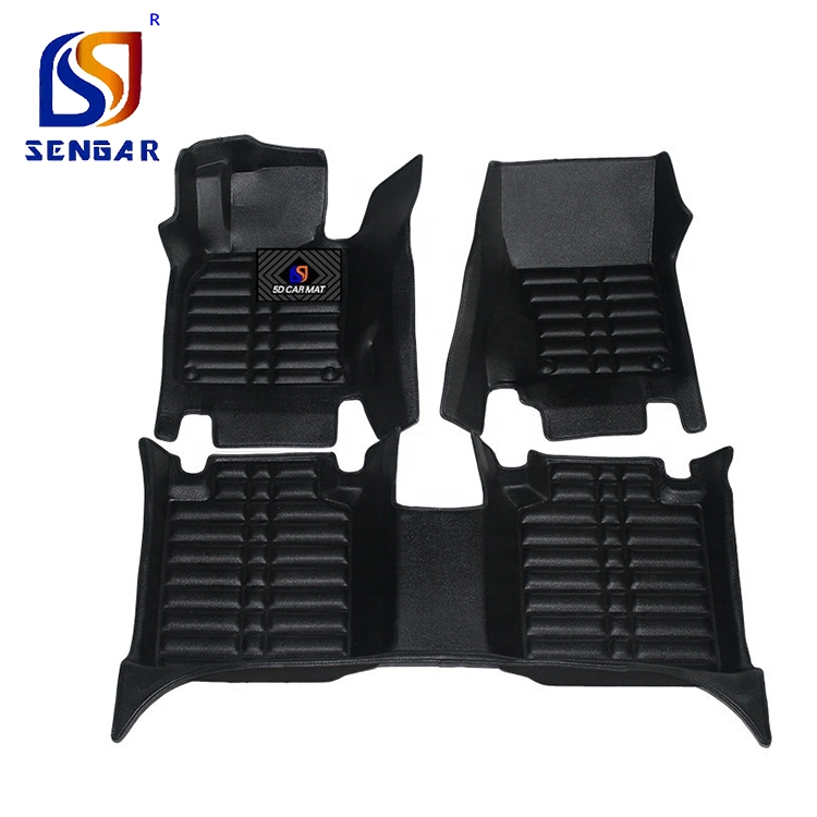 2021 Car Accessories Interior 5D Car Mats for Fortuner PVC/Plastic, PVC Surface &EVA/XPE &Anti Slip Fabric Full Set 3 PCS Tesla