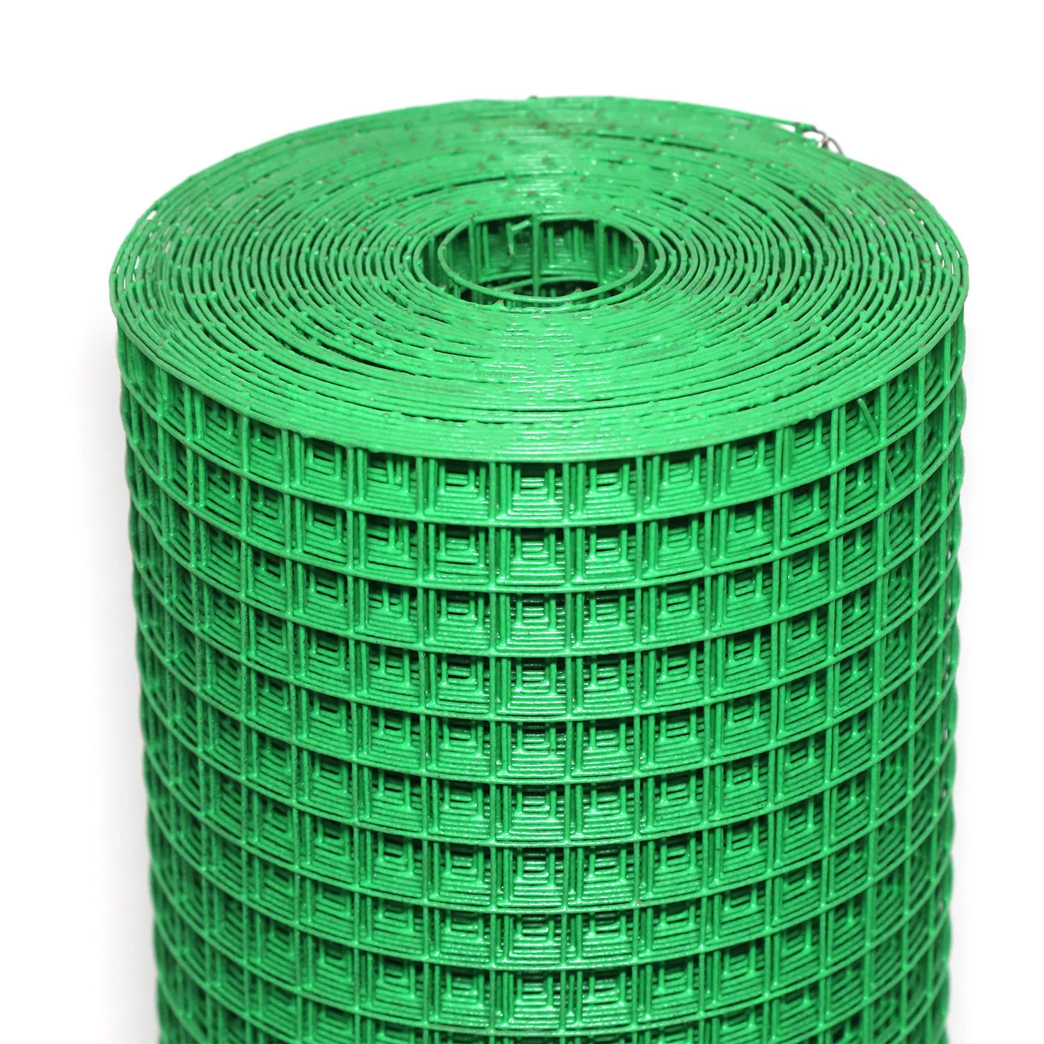 Thick PVC Coated Green Color Welded Wire Mesh Roll for India Market