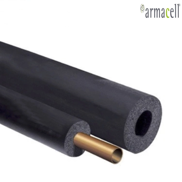 3/4'' ID 15mm Thick Armacell Class 1 Foam Rubber Insulation Tube in Black Color