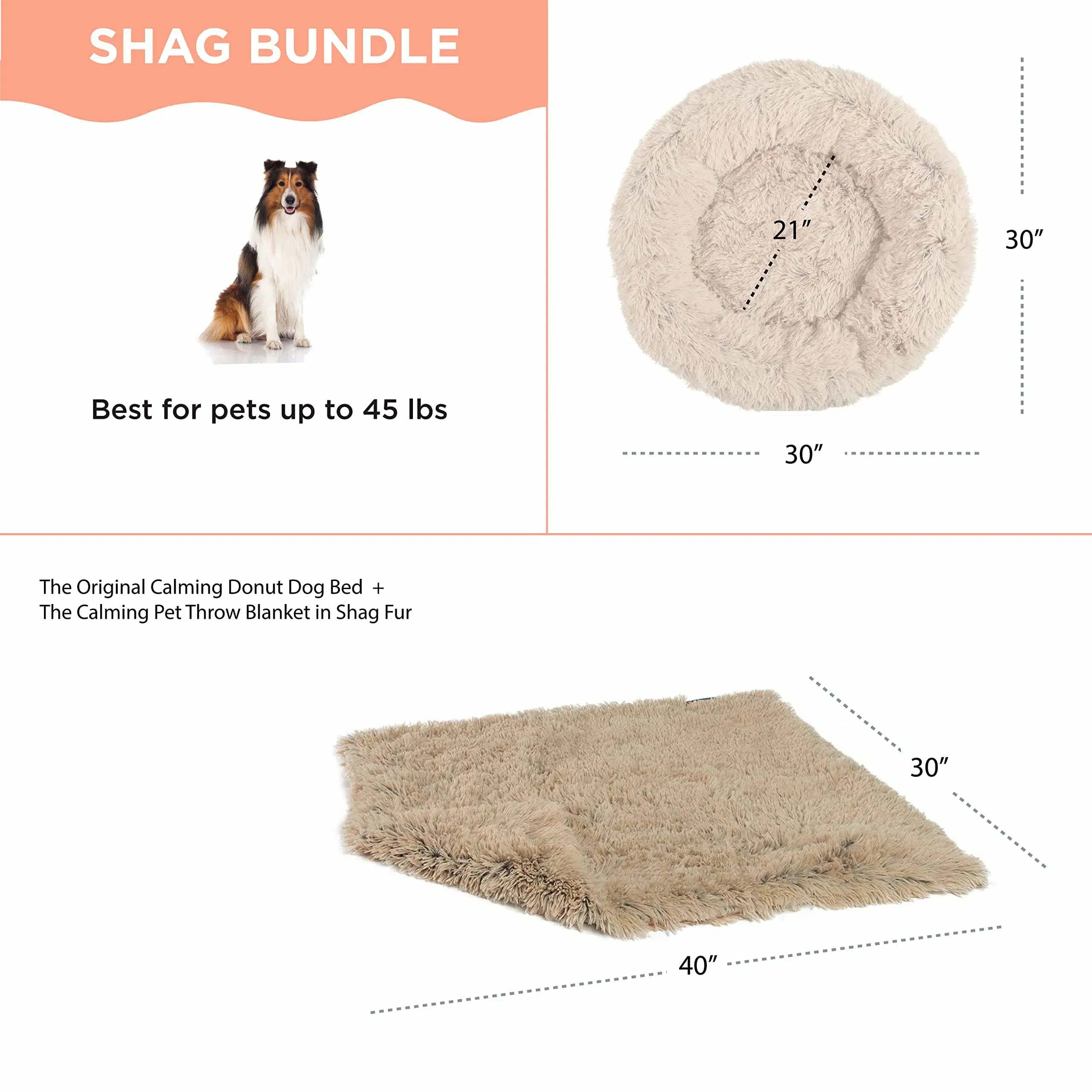 Petit lit en peluche imperméable pour animaux de compagnie, doux et confortable, lit rond pour chat et chien, lit en forme de beignet.