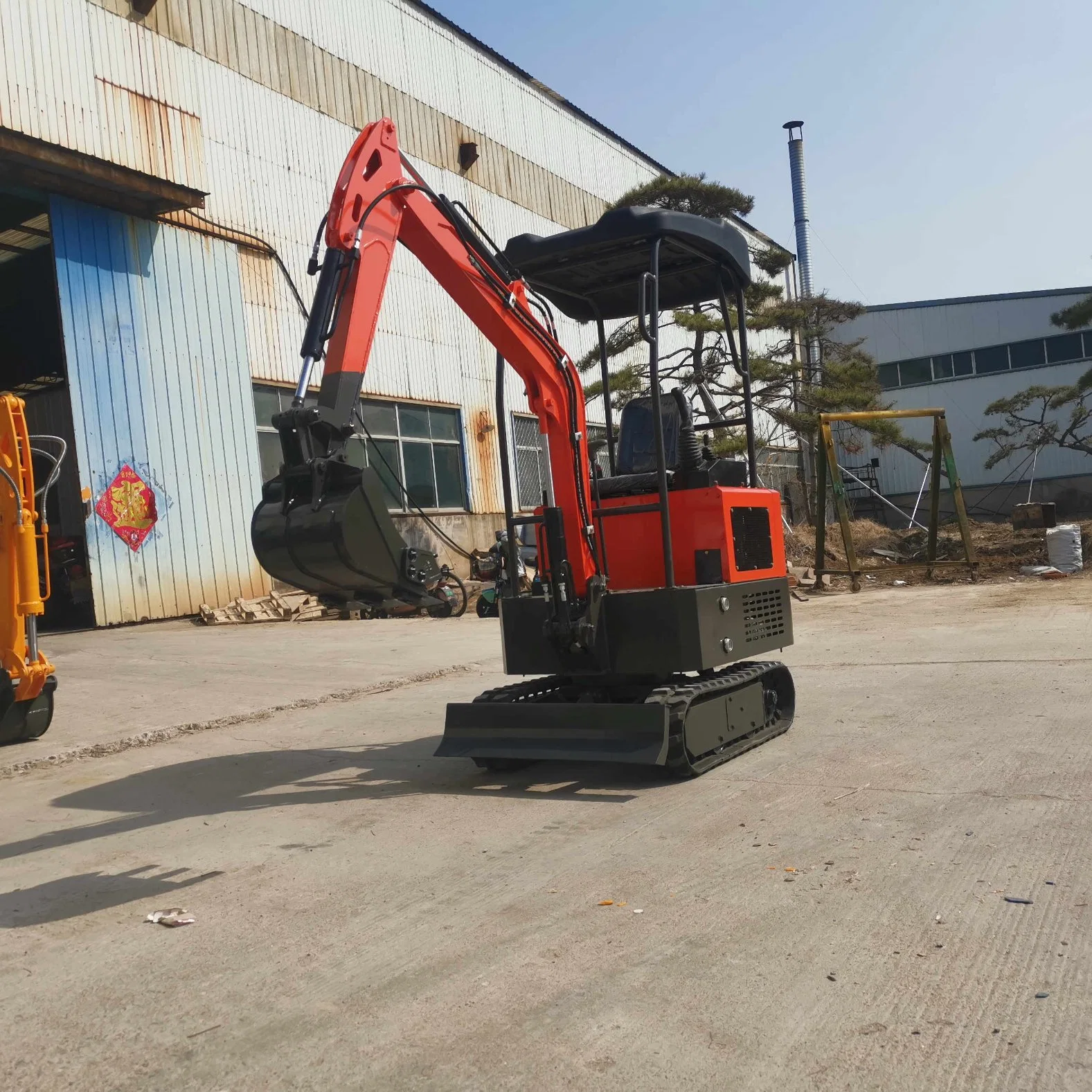 China Crawler Excavator with Factory Price At16 Crawler Excavator 0.8 T 1 Ton 1.5 Ton 2 Ton Excavator Mini Excavator Prices for Sale