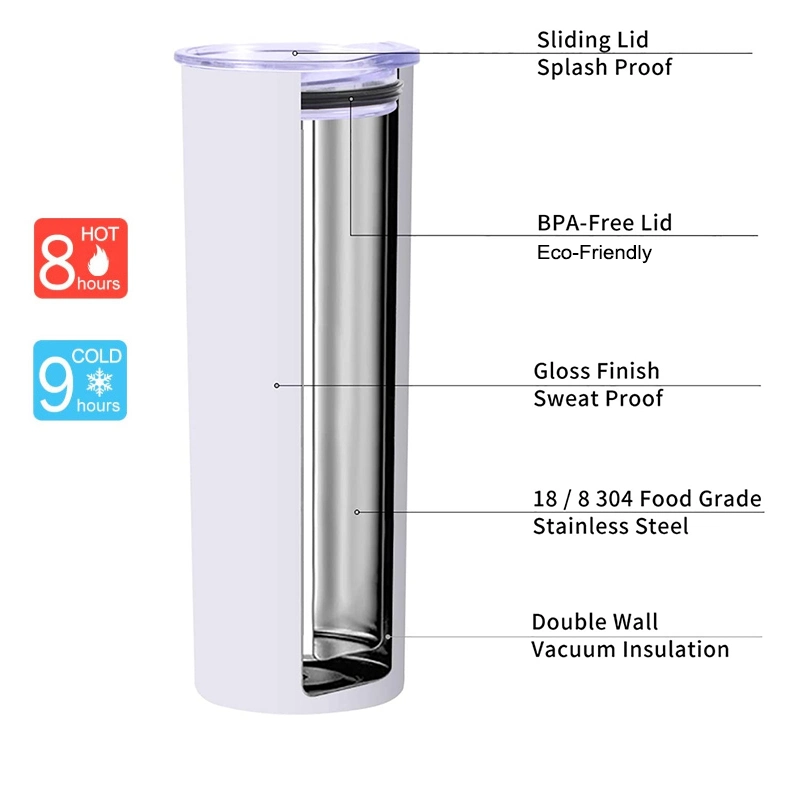 Factory Price PP+Stainless Steel Food Grade 304 Industry Leading High Satisfaction Colorfast Thermoses