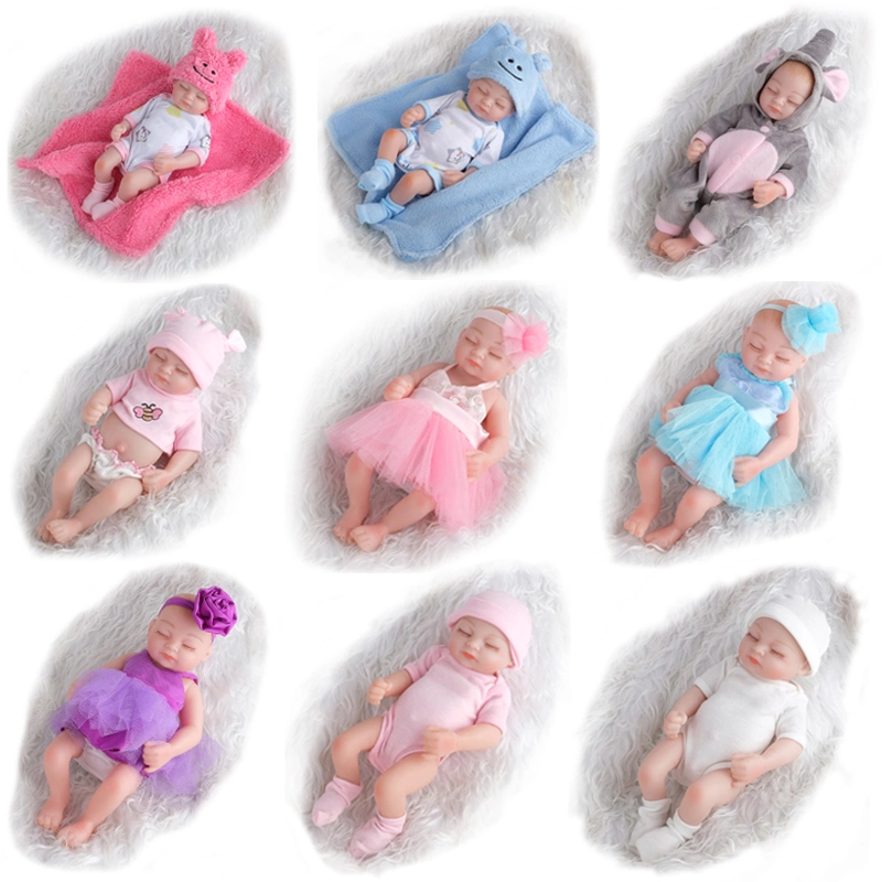Tombotoys Shantou Toys Wholesale/Supplier Children Kids New Born Baby Doll Silicone Baby Dolls Babydoll Set Play House Toys Cute Reborn Baby Dolls Girl Toy Baby Doll