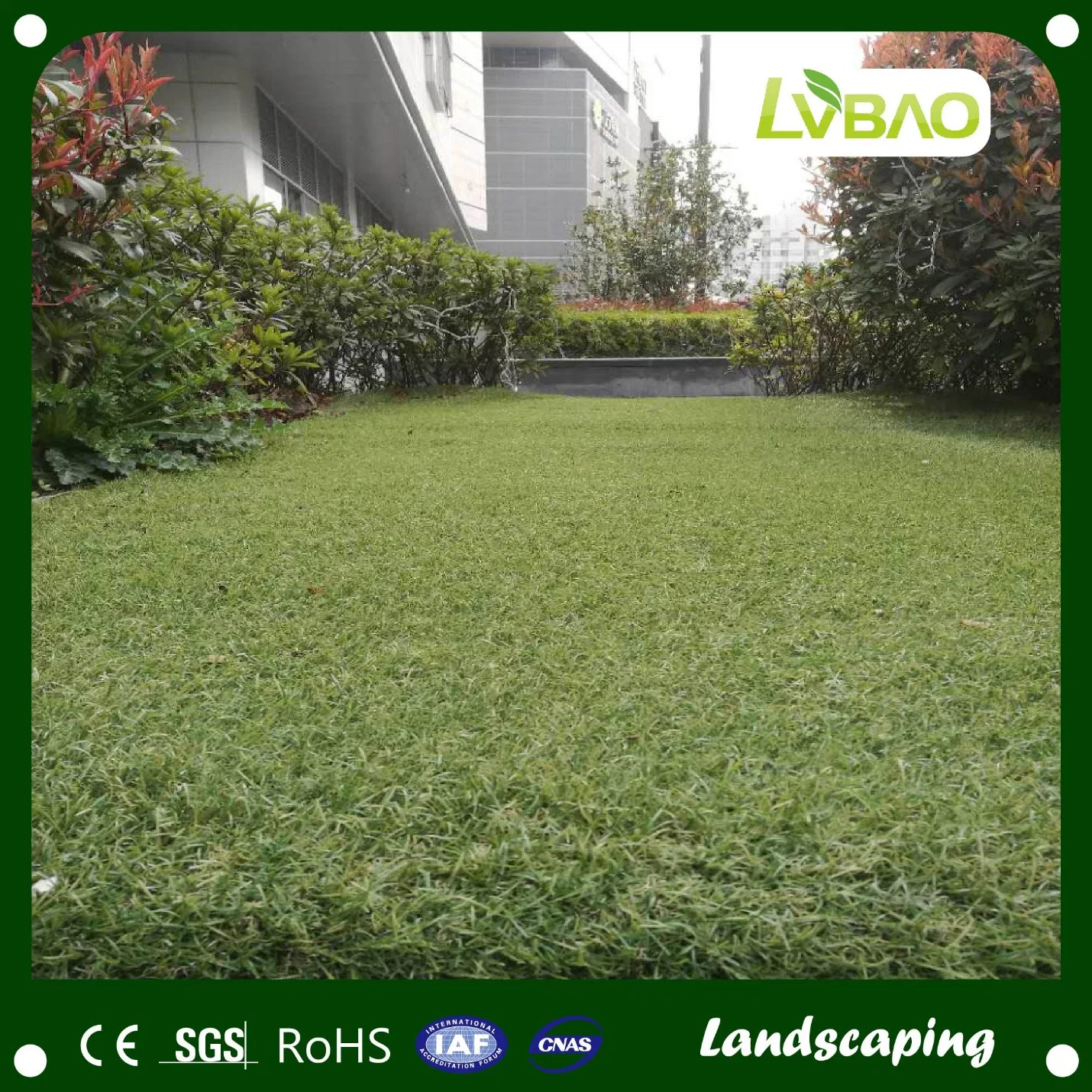 LVBAO UV-Resistance Customization Waterproof Decoration Comfortable Synthetic Yard Artificial Lawn