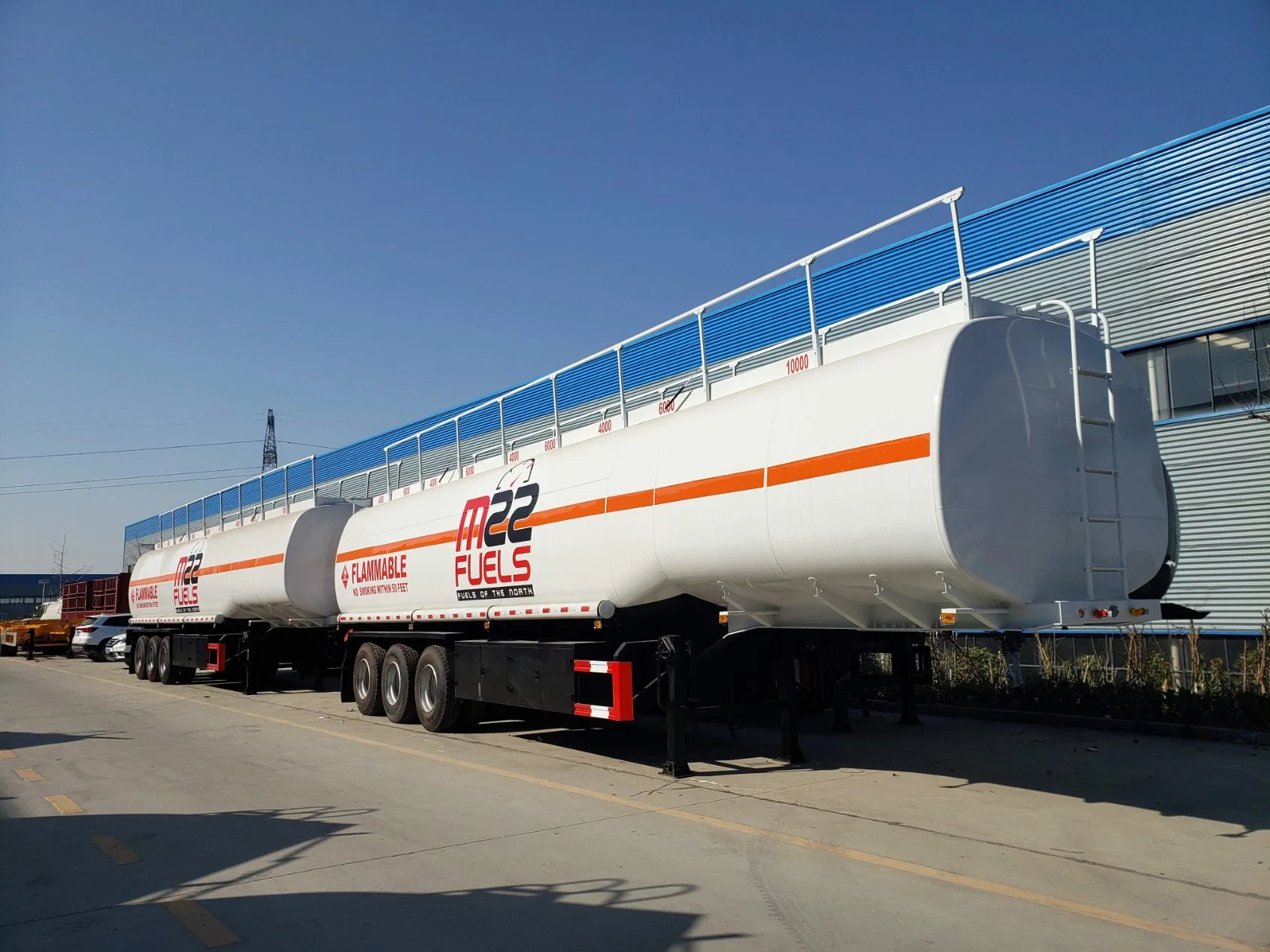 Customized 35000-60000 Litres Edible Oil Fuel Tanker Semi Trailer