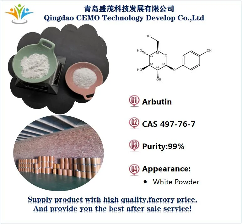 Fabricante de material Skin-Whitening Arbutin CAS 497-76-7