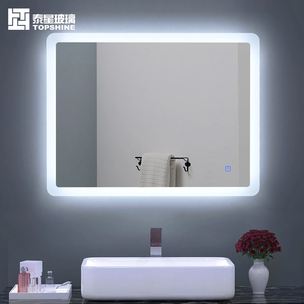 Factory Wholesale/Supplier Decorative Mirror for Wall 5mm Silver Bathroom LED Light Mirror
