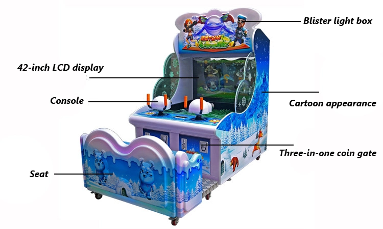 Hot Sale Amusement Equipment Indoor Kids Playing Gun Water Shooting Arcade Game Machine