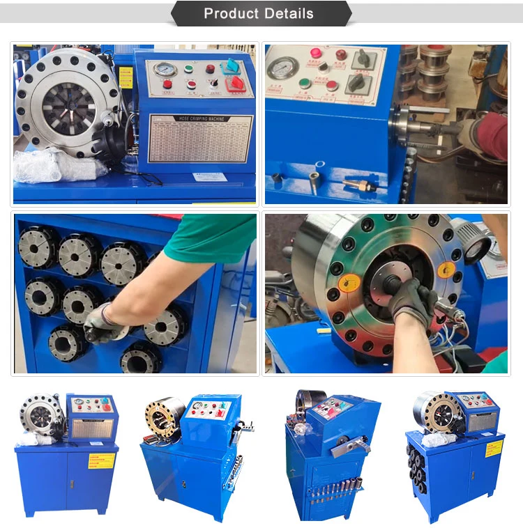 6~51mm 10 morrem livres de desbaste de crimpagem de mangueira dupla função em uma máquina com a mudança rápida