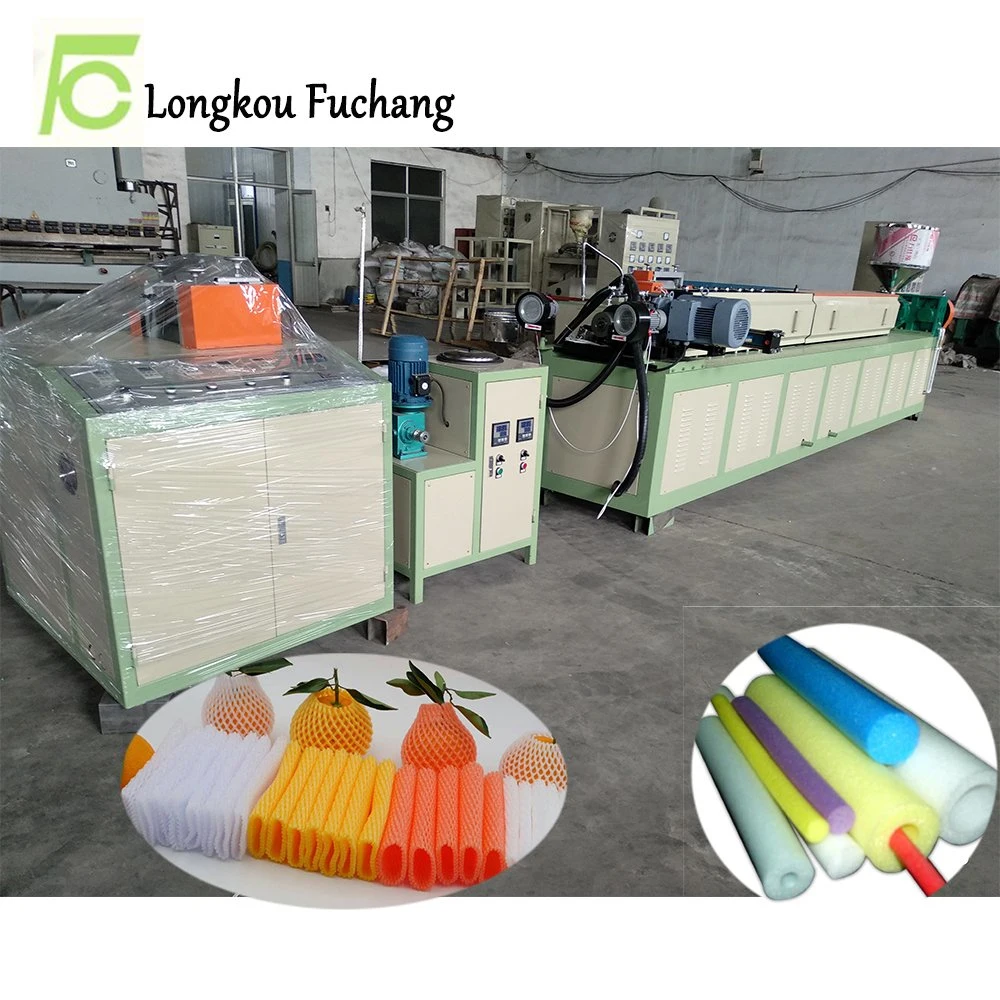 Mesh Plastic Foam Extrusion PE Line Fruit Net Making Machine