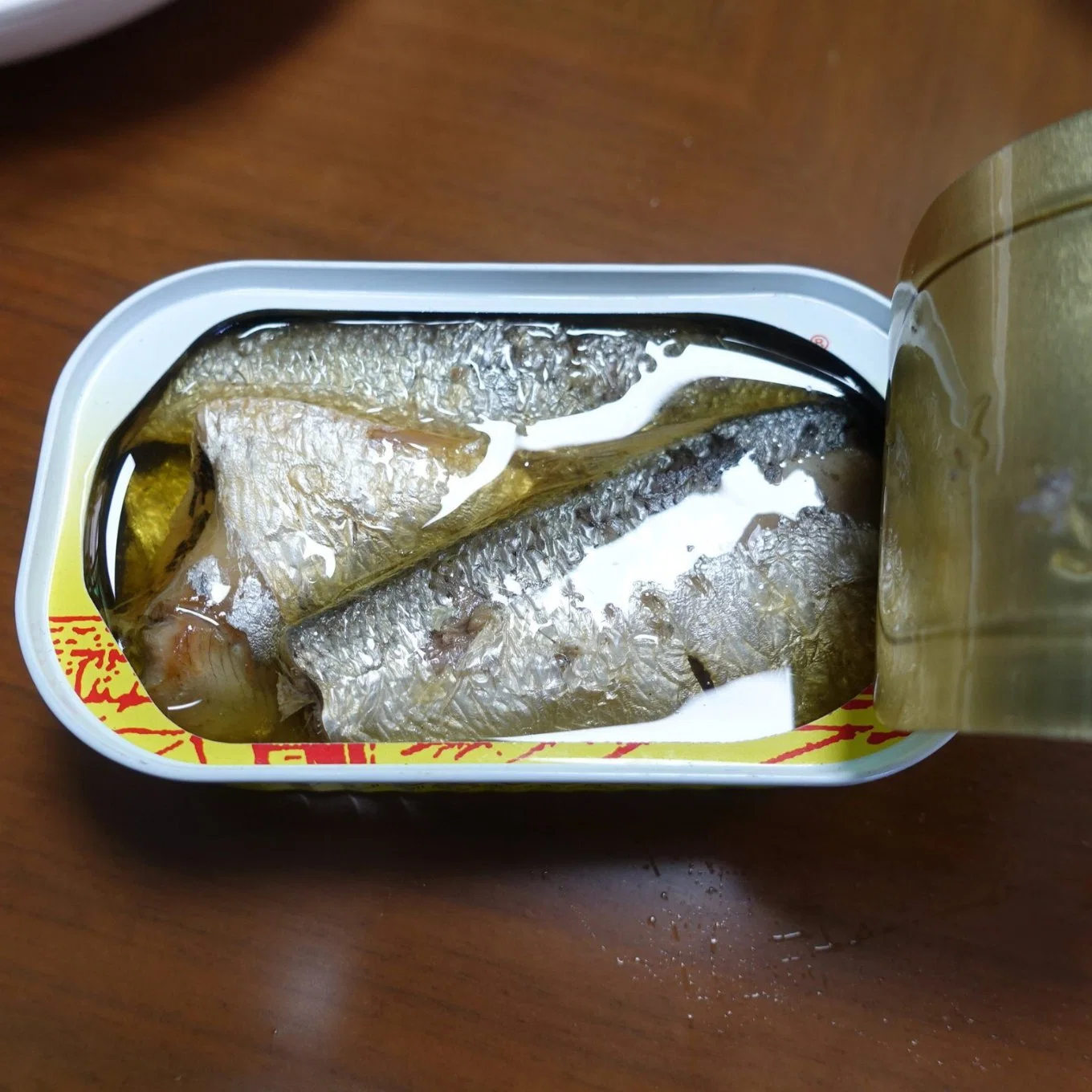 125 g/155g conservas de sardinas en aceite de pescado con etiqueta privada