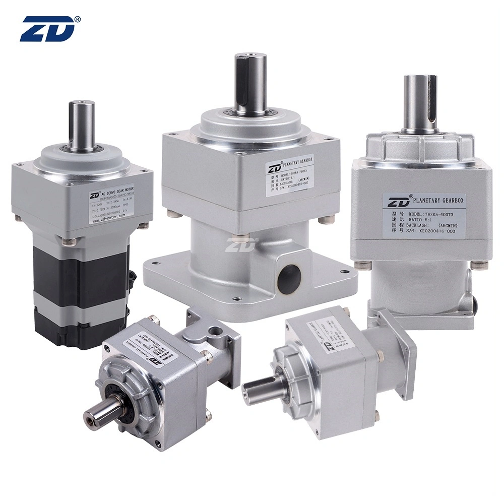 ZD High Precision Low Backlash Spur oder Helical Gear Planetary Drehzahlrückführgetriebe Für Servomotor-Ziehmotor