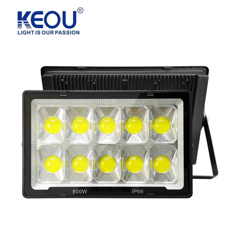 Keou Dustproof 500W Aluminum Glass IP66 Waterproof Projector LED Flood Light
