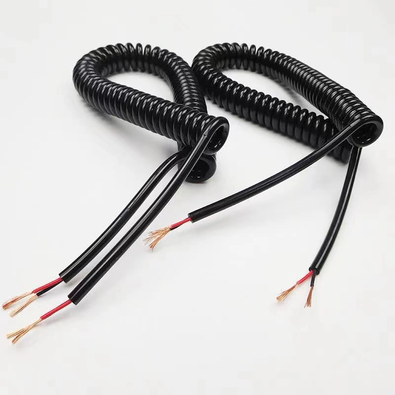 Spring Wire Coiled Cable for Vehicle Equipment