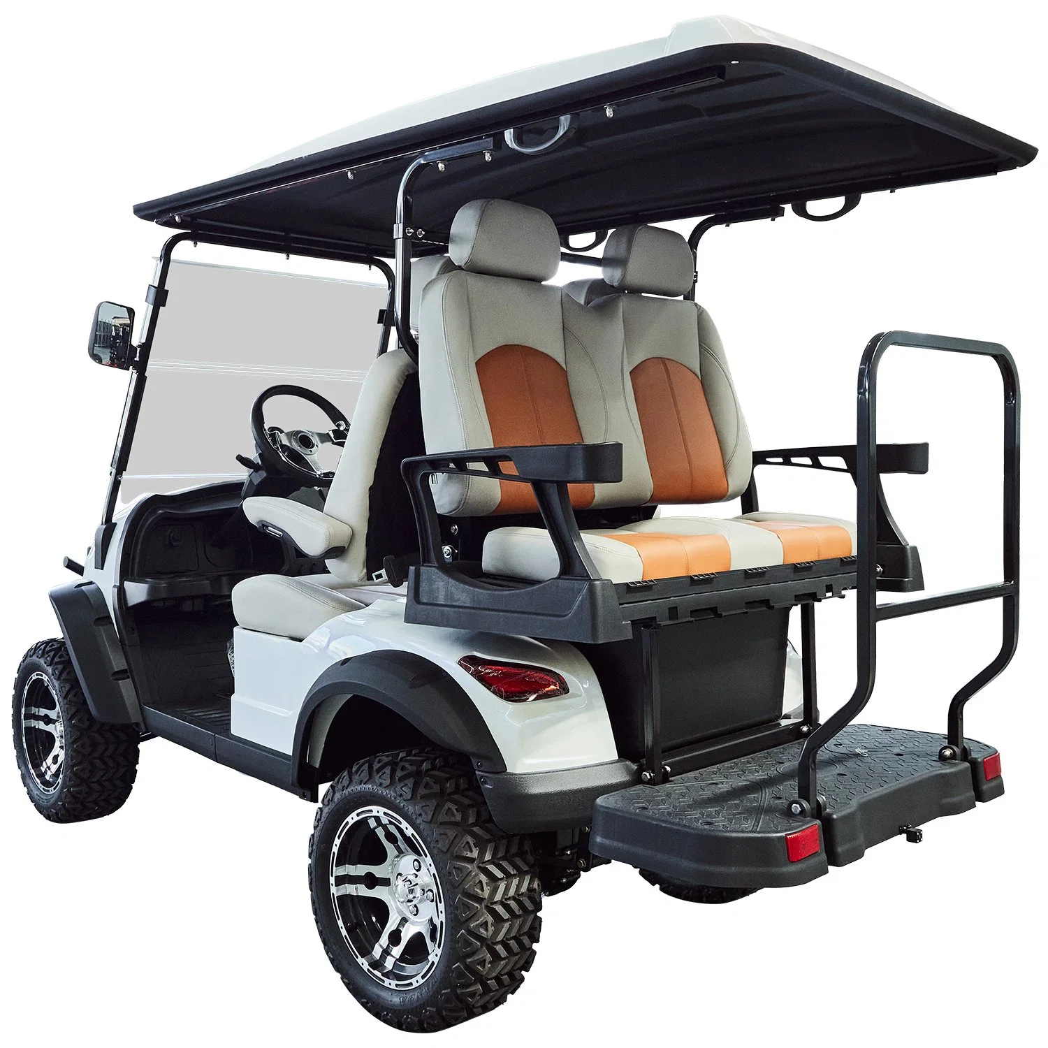 2023 New Modle Style J for Exclusive Right Wh2040K-4-J Factory 4 Seat Sightseeing Bus Club Cart Electric Golf Buggy Hunting Cart with CE DOT