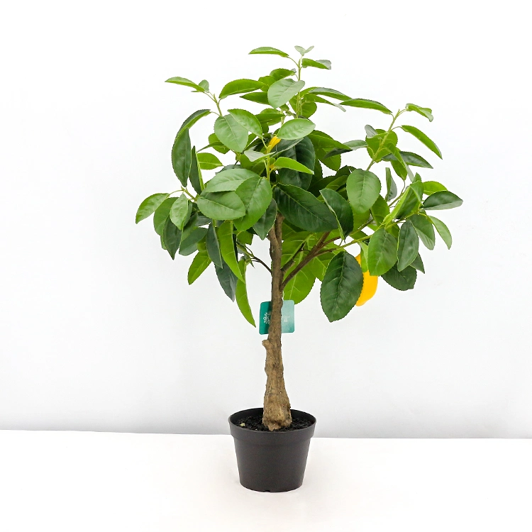 New Items Home Eco Friendly Artificial Plants Bonsai Lemon Tree Plastic 70 Cm Sample Available