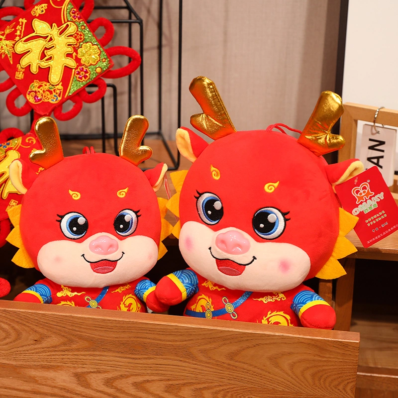 Yanxiannv 2023 New Arrival 12cm Chinese Dragon and Dragon Mascot Plush Toys Soft Toy Stuffed Animal Dragon
