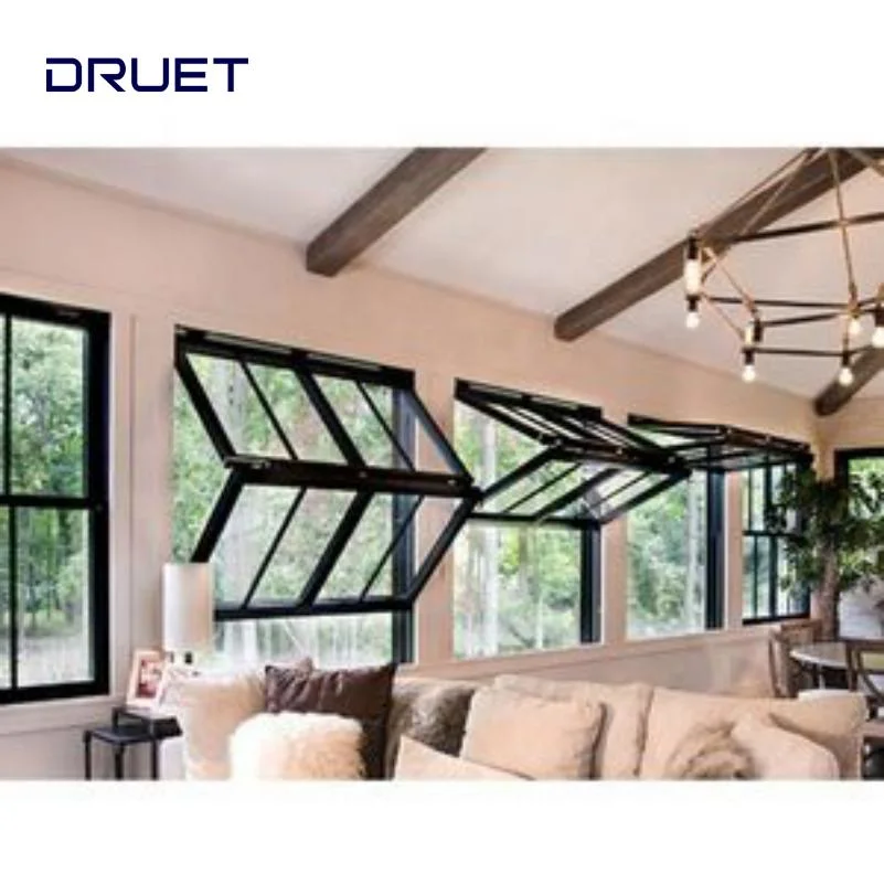 High quality/High cost performance  Sound Proof Aluminium Bifold Windows Glass Window Screens