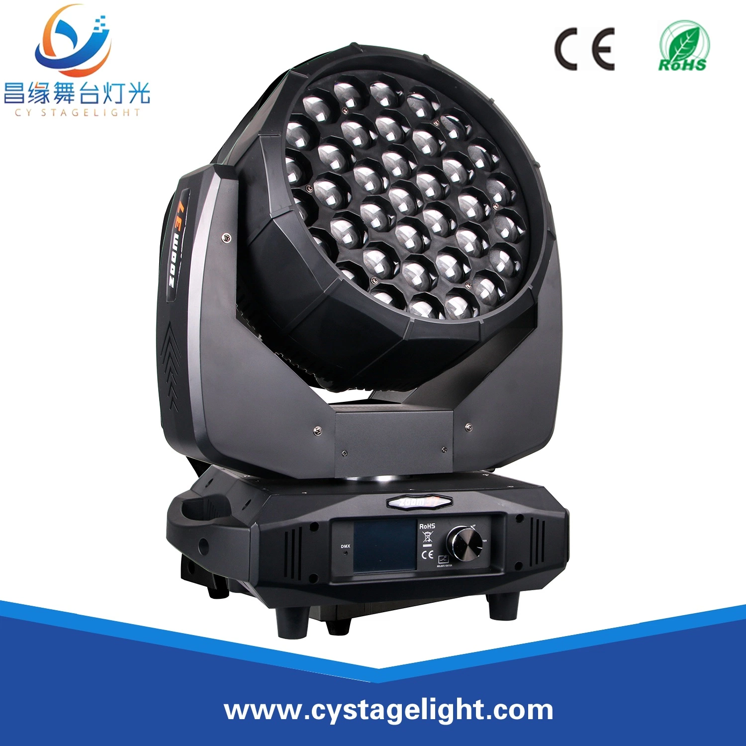 37X15W 4in1 RGBW Zoom LED Wash Moving Head Stage Light Equipment