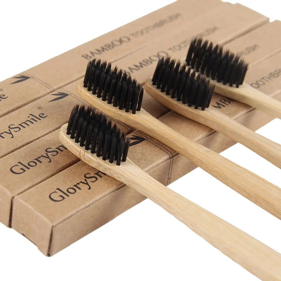 Utilisation d'accueil Frais de voyage utilisé les soins personnels 1PC Pack brosse à dents de bambou de charbon de bois