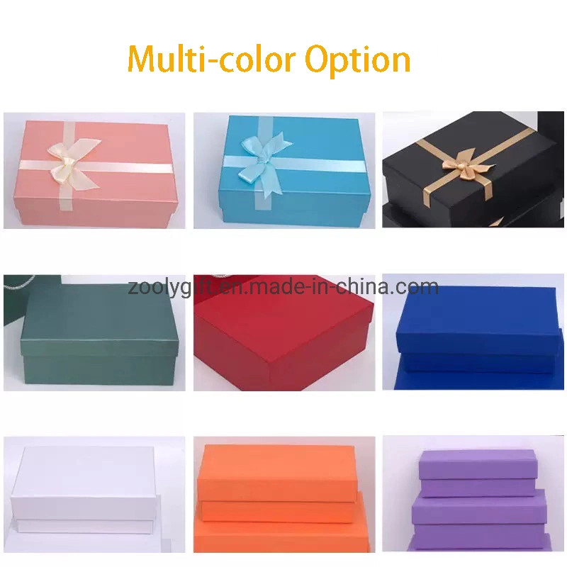 Custom Logo Multi-Color Paper Gift Box Amazon Packaging Box Cosmetic Box Game Box Paper Box Eco Friendly Packages Storage Paper Boxes