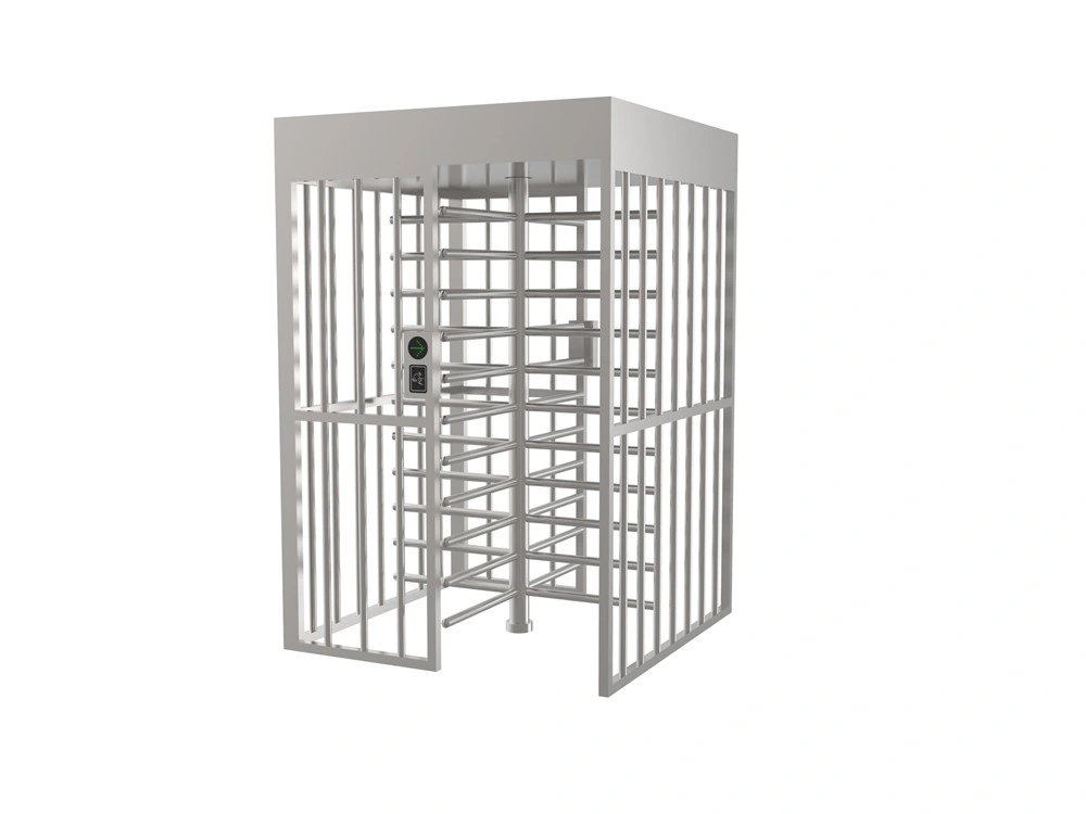 RFID Reader Time Attendance Full Height Turnstile Security Gate for Factories