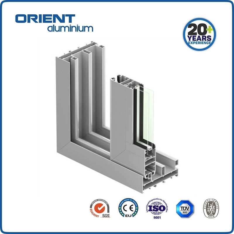 Aluminum Extrusion Profile with 6061/6063 T1-T5 Anodized for Construction