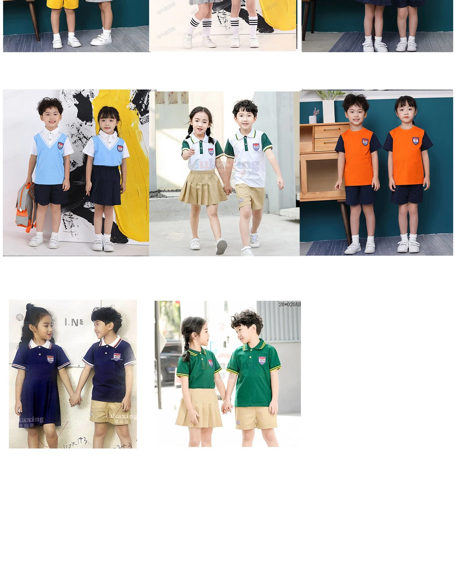 High quality/High cost performance  Attires Long Sleeve Customized Dress Classroom Educational Uniform School Attire