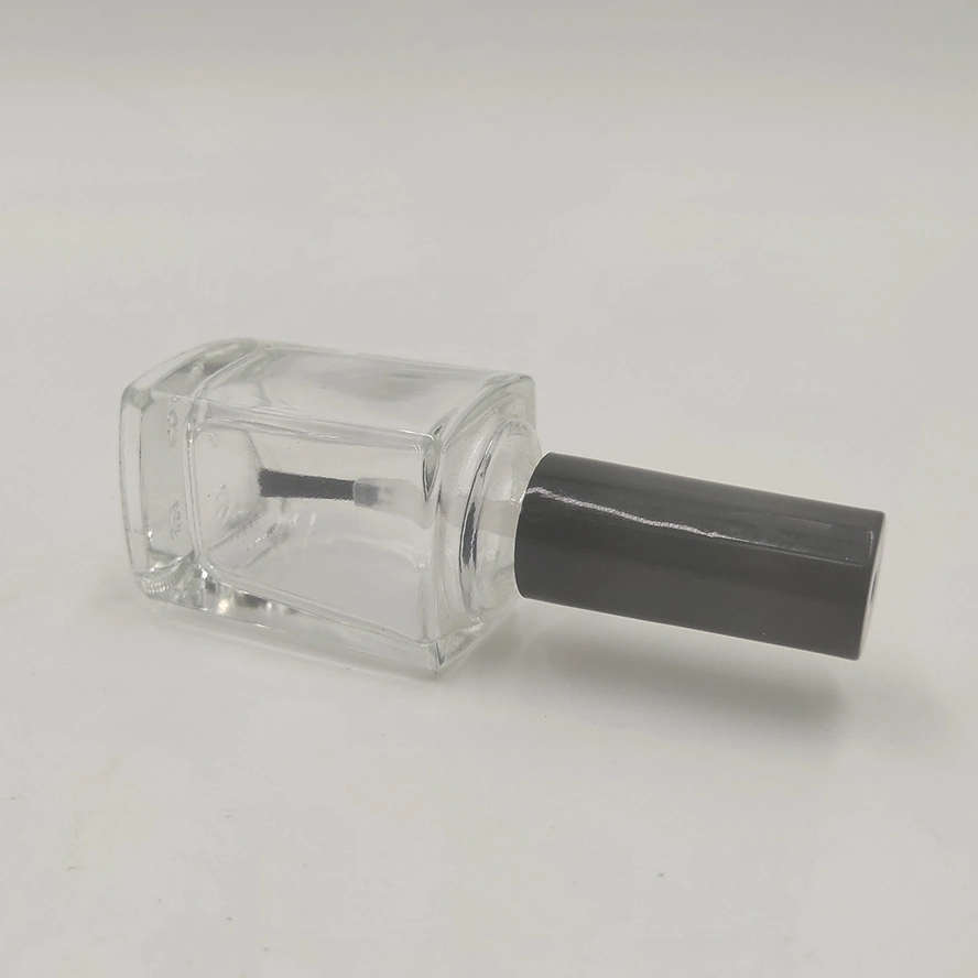 Guangzhou Supplier OEM Square Clear 10ml Glass Packing for Nail Polish