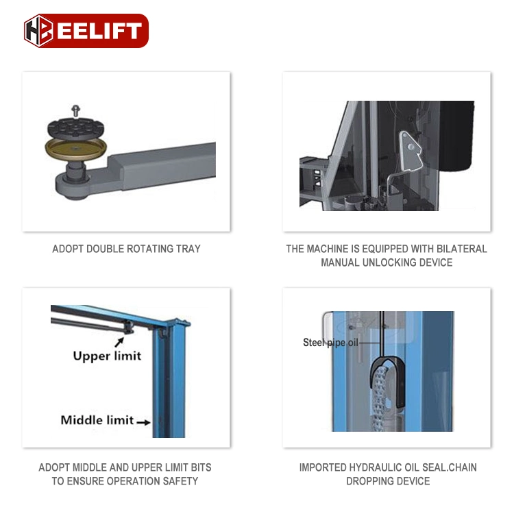 Hydraulic Garage Car Lift/Hydraulic Lift/Wheel Alignment Machine 3D/Four Post Lift/Hoist Lift/Motorcycle Tire Changer Portable/Elevadores Rotary Lift/Car Lift