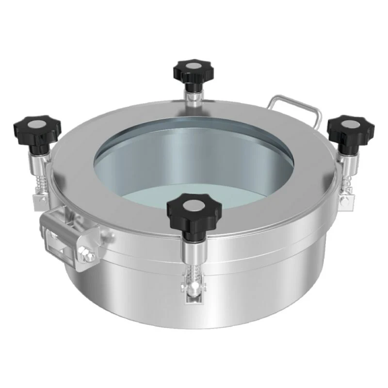 CE Donjoy Sanitary Stainless Steel Pressure Manhole for Tank Cover