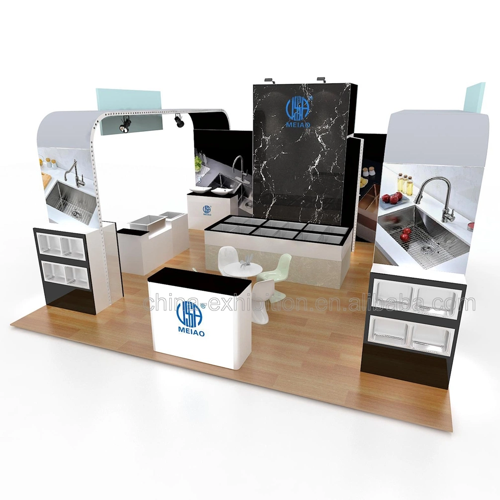 10X20 Modular Aluminum Exhibition Trade Show Display with Graphic