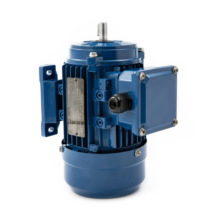 0.1kw/0.2kw/0.4kw 3-Phase Horizontal Type Small AC Gear Motor with Brake