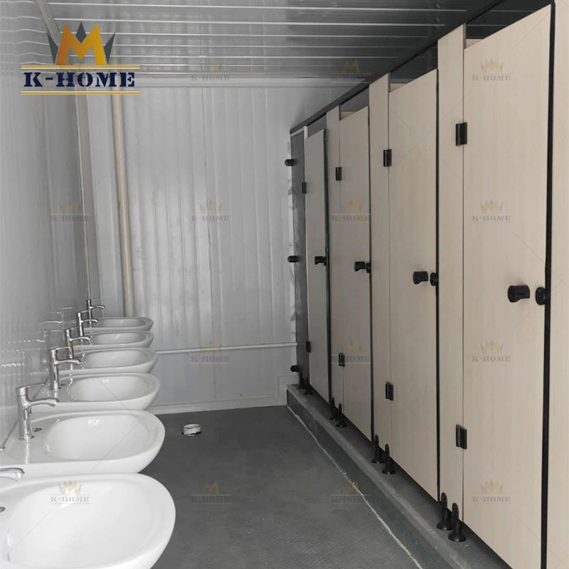 Construction Site Temporary Portable Toilet Shower Block for Workers