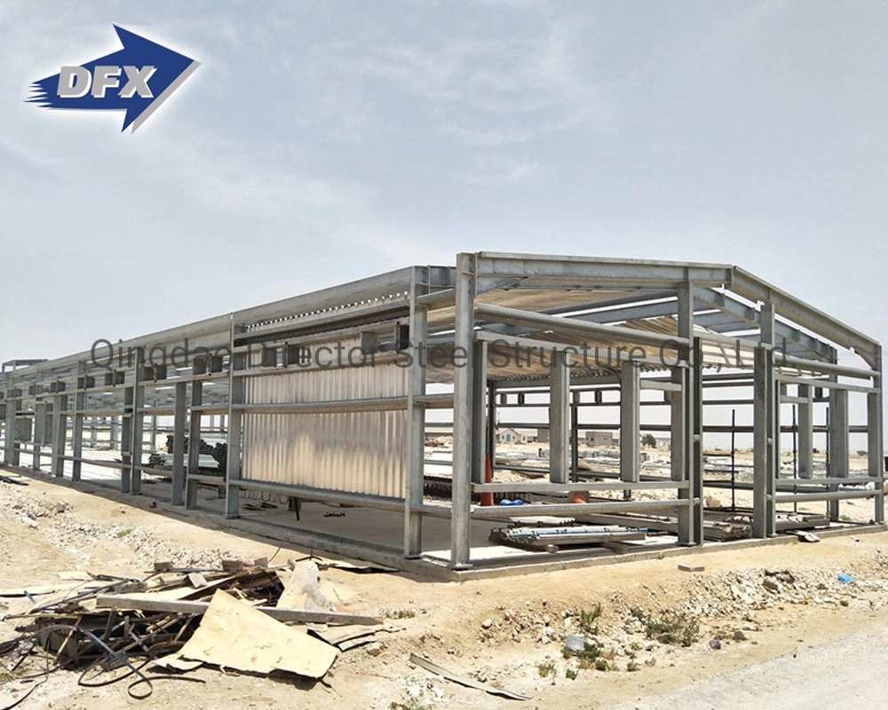 Insulated Steel Structure Chicken House with EPS Sandwich Panels