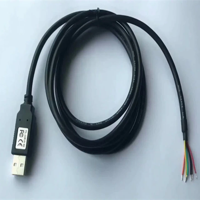 High Compatible Win10 Ftdi FT232rl RS232 USB to Uart Ttl 4pin Adapter Serial Cable