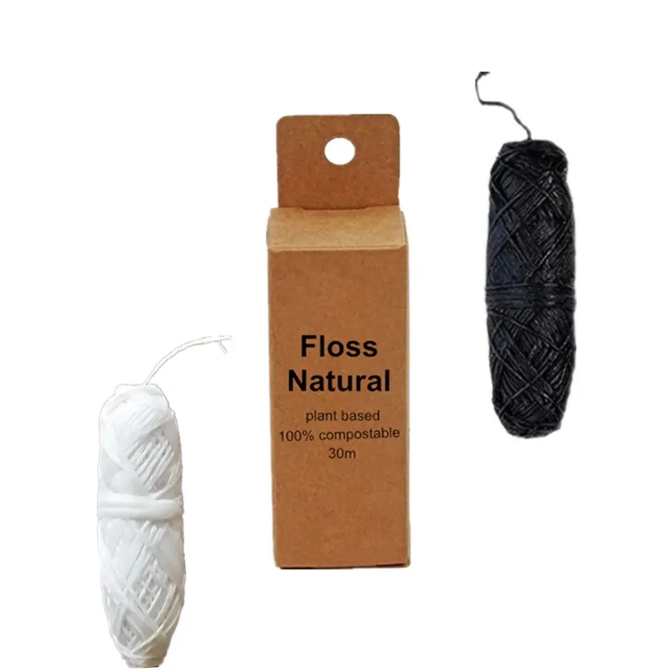 Natural Silk Wax Factory Directly Tooth Floss Natural Dental Tape Plastic Free Dental Floss Eco Floss