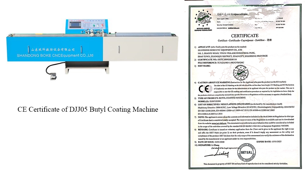 Top Quality Famous Brand Boke Butyl Coating Machine for Aluminum Frame Location in Insulating Glass Double Glazing Glass Window and Door Glass Making