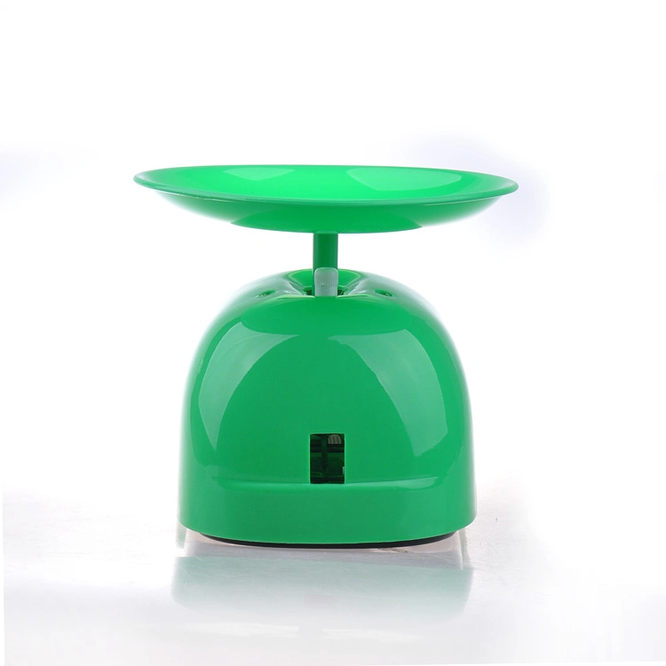 Green Round Household Kitchen Mechanical Scales