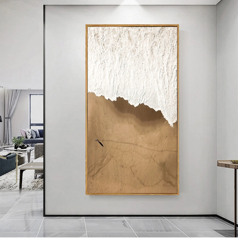 Custom Decorative Floating Frame Wall Art Abstract Frame Home Decor Canvas Painting