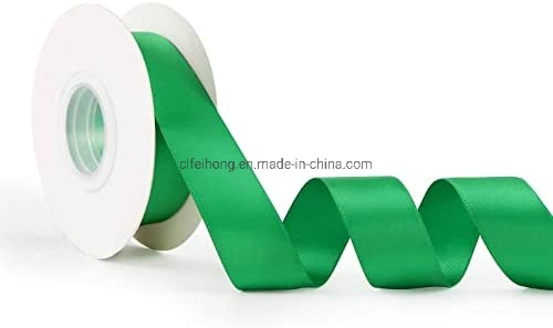 OEM Double Face Satin Ribbon/ Taft/ Grosgrain/Sheer Organza Ribbon für Verpackung/Dekoration/Blumenhändler/Weihnachtsgrube