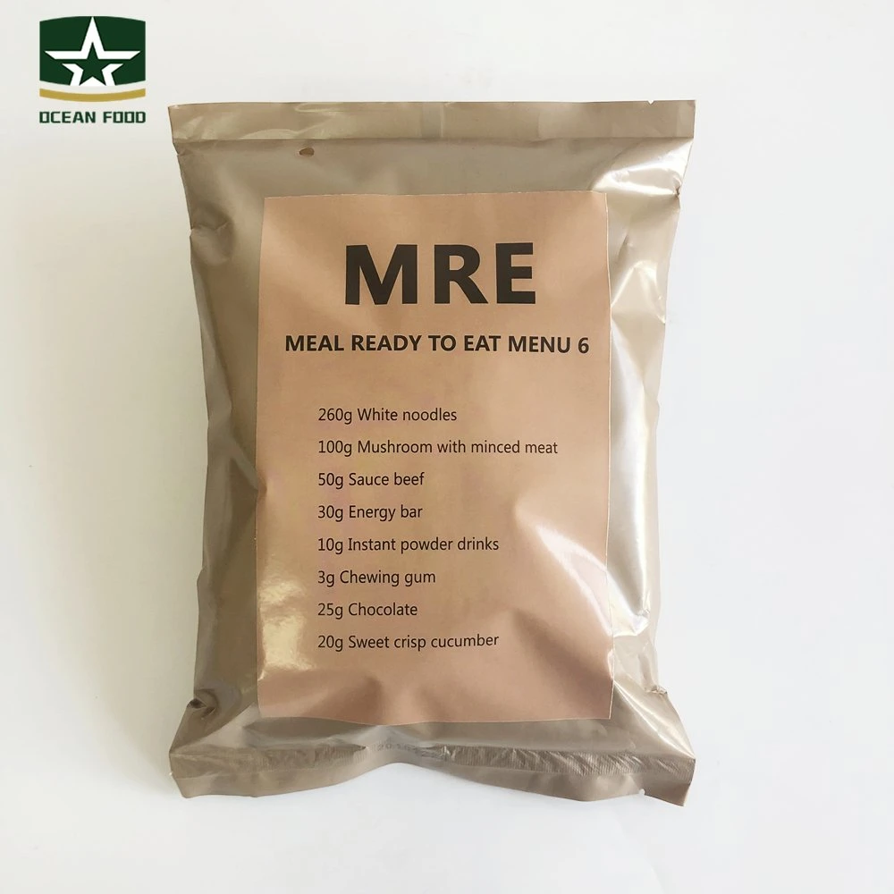 Army Emergency Pilzbefall MRE Food Ration mit Hackfleisch