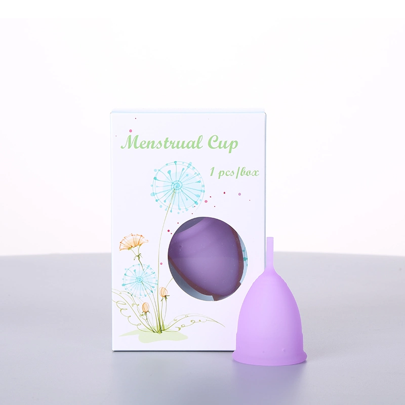 Silicone Cupmulti Menstrual Lady Cup reutilizáveis de cores para as mulheres menstrual