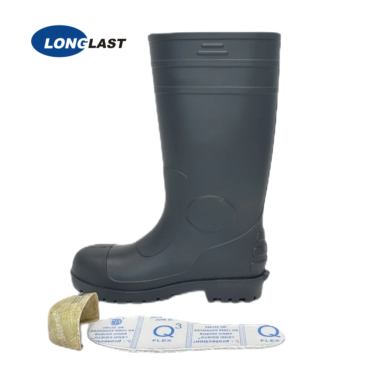 PVC Work Boots with Kevlar Toe Cap