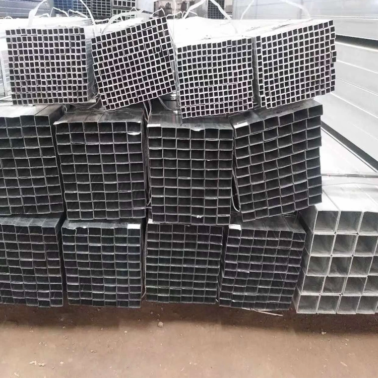 80mm*80mm Hot DIP Galvanized Square Tube with Waterproof Packing