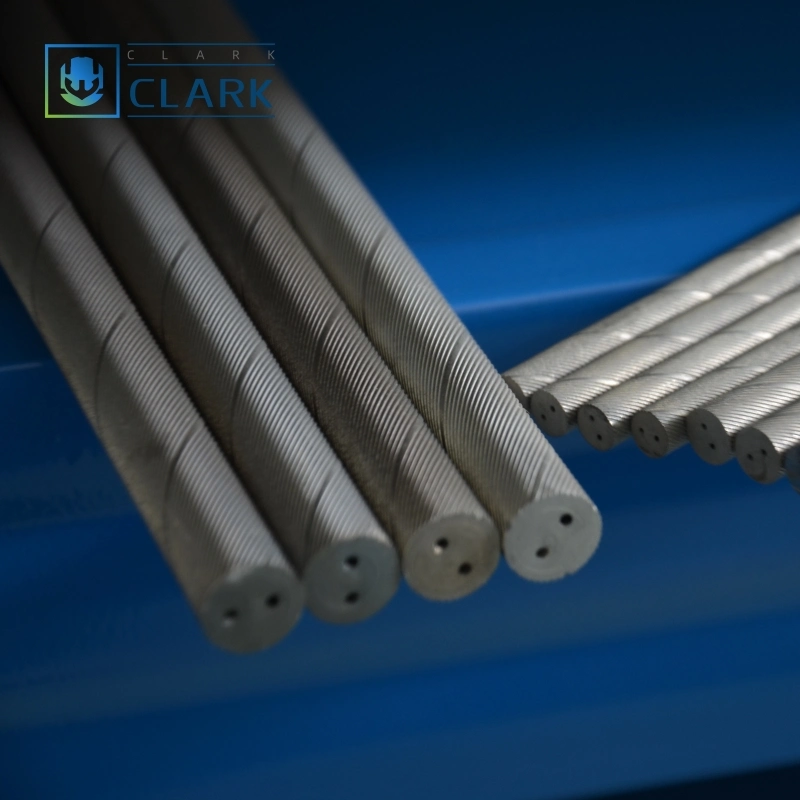 Munufacturer Price Tungsten Round Rods with 2 Spiral Coolant Channels in All Sizes
