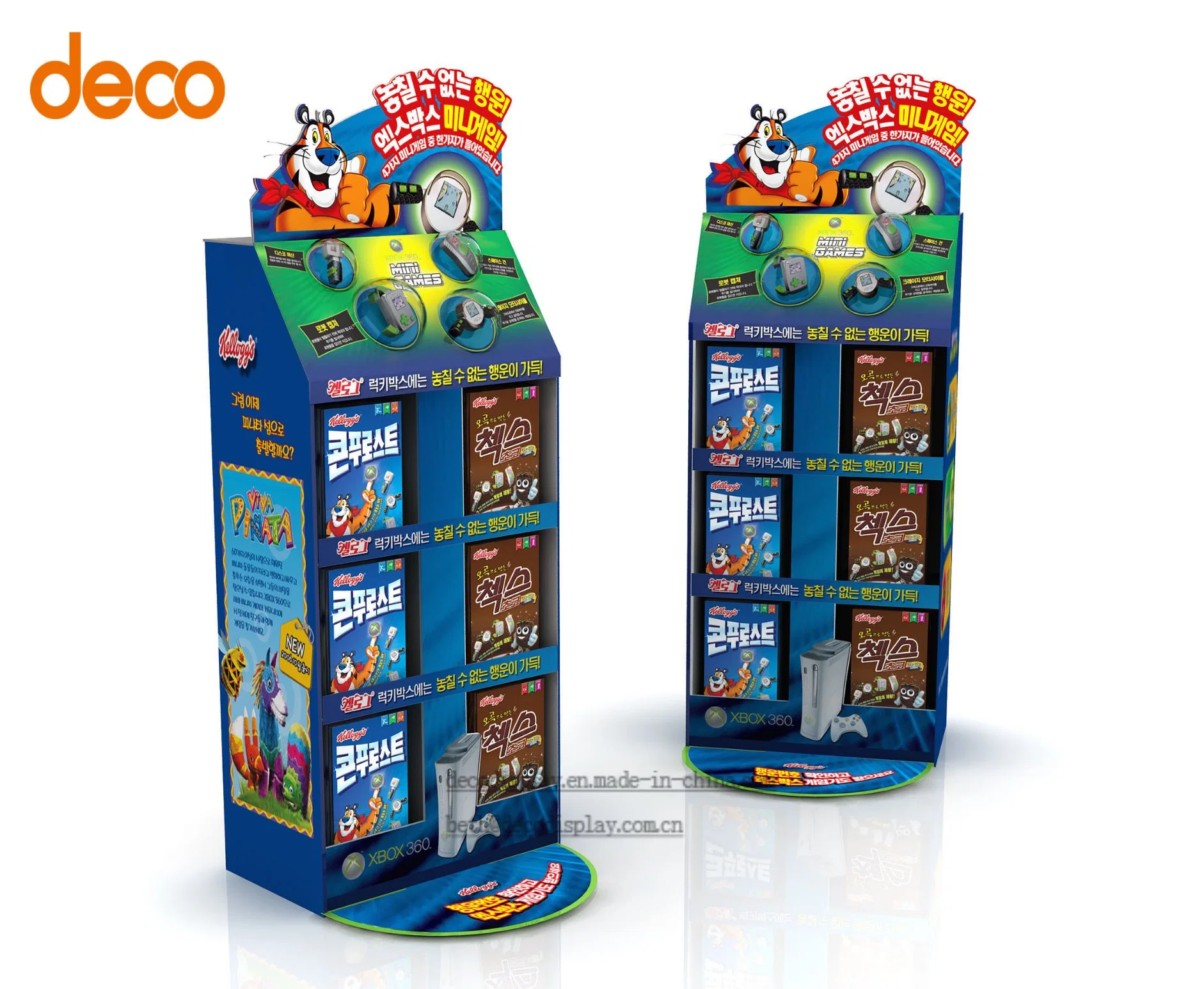 Cardboard Display Corrugated Board Display Stand for Surpermarket