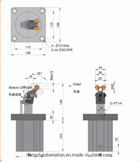 CSLS 80-40 Damper Type Pneumatic Stopper Air Cylinder