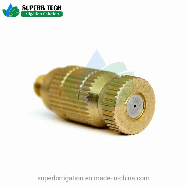 Manufacturer Supply Fogging System Water Spray Nozzle Brass High Pressure Misting Nozzle